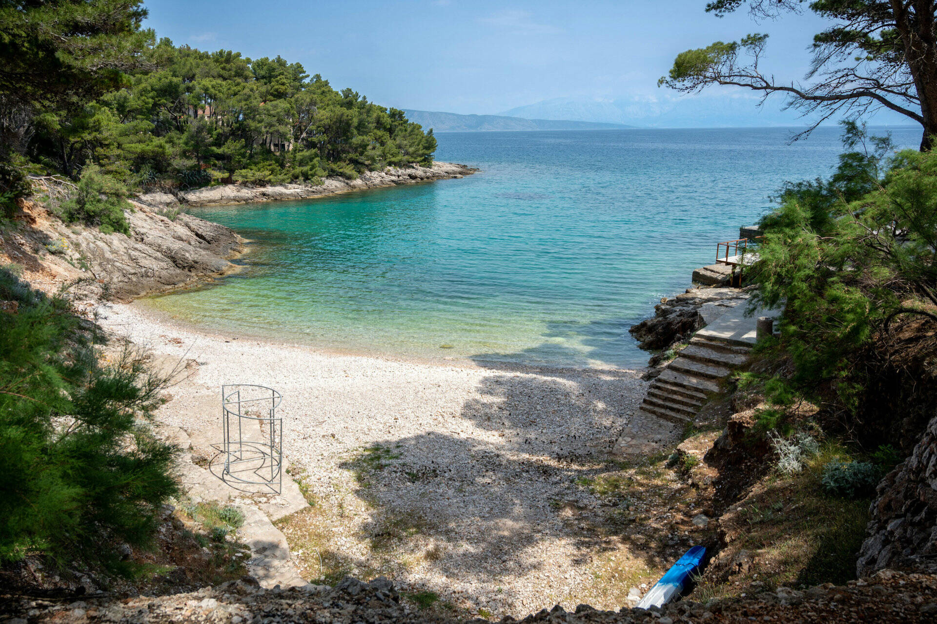 Plaża na wyspie Brac, Chorwacja