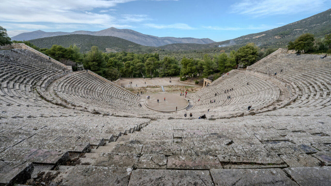 Starożytny Teatr Epidauros, Epidauros, Grecja