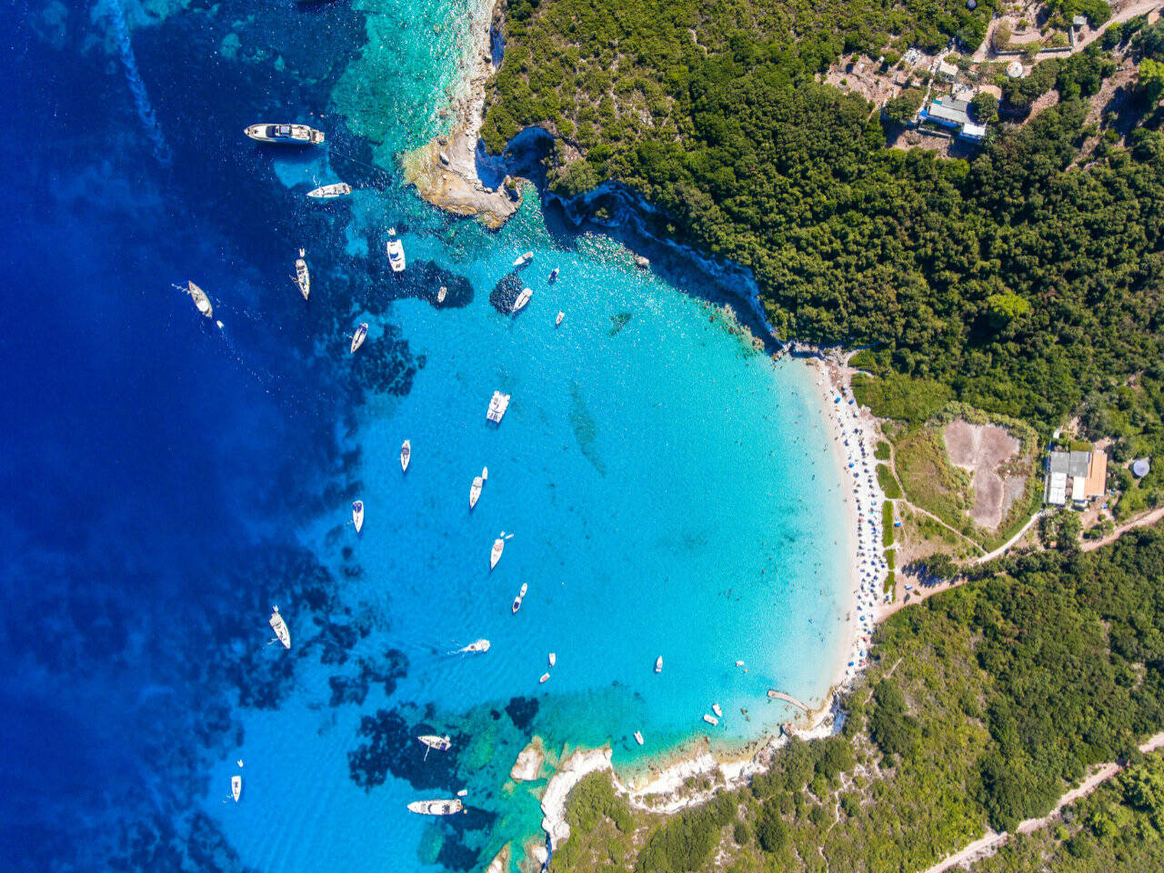 Plaża w Paxos, Grecja