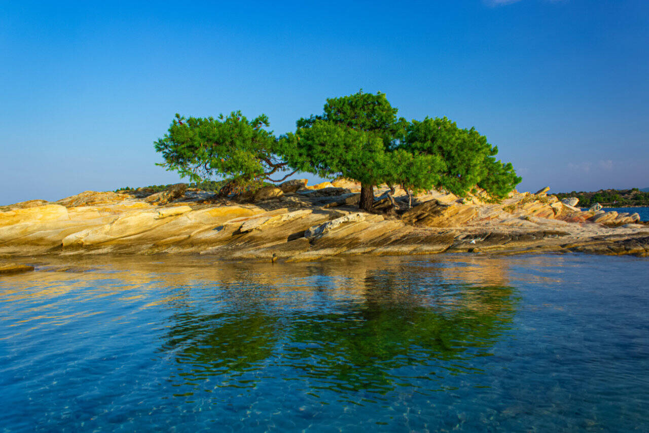 Plaża w Chalkidiki w Grecji