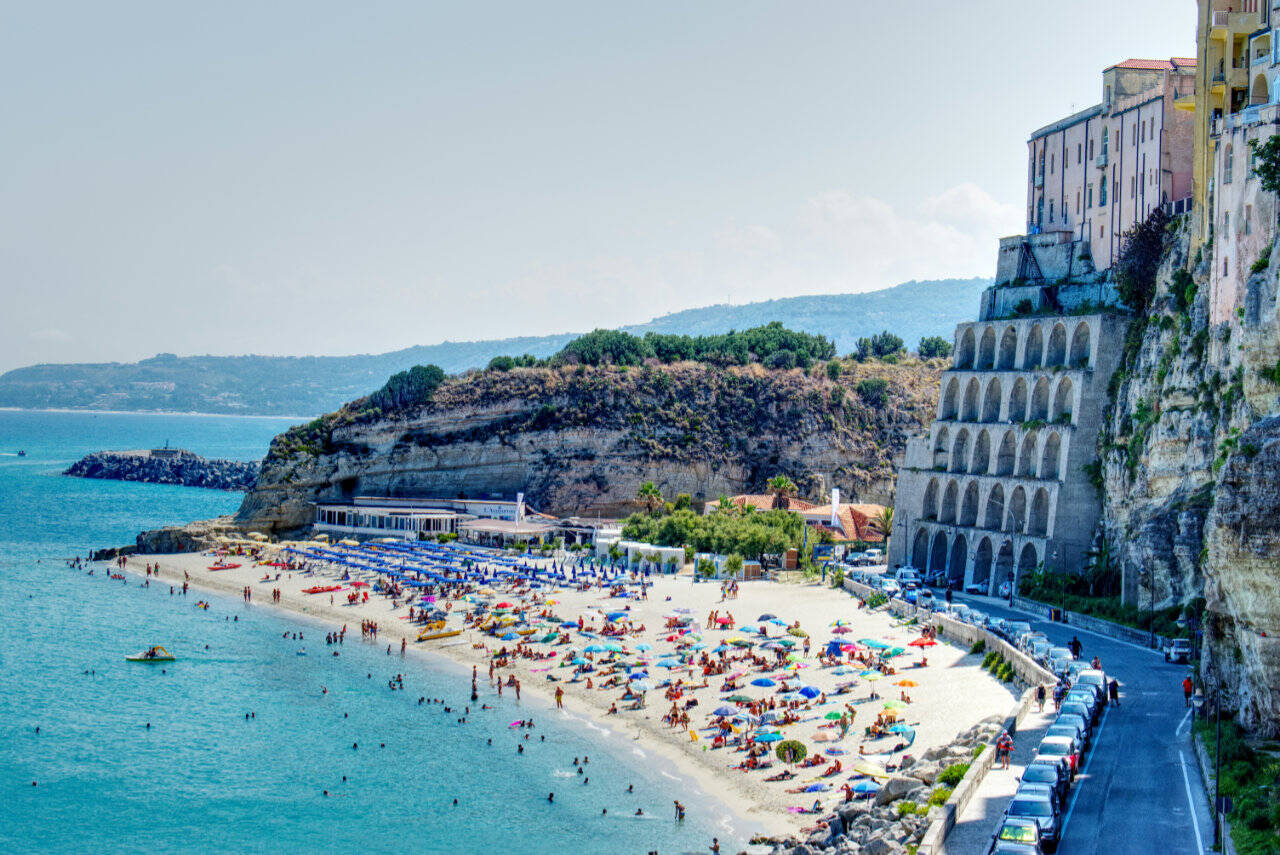 Plaża Tropea we Włoszech